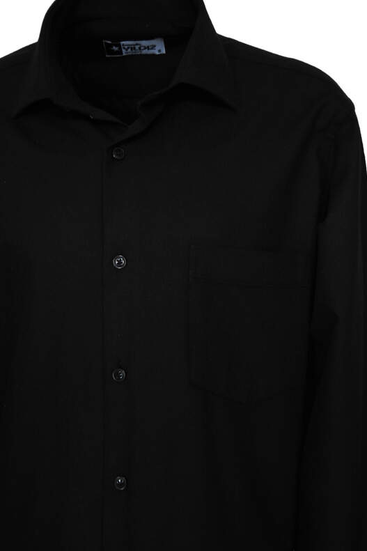 Black Winter Cotton Shirt
