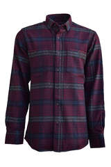 Bordo Lacivert Mavi Ekose Oduncu