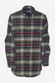Green cream Plaid Lumberjack Shirt