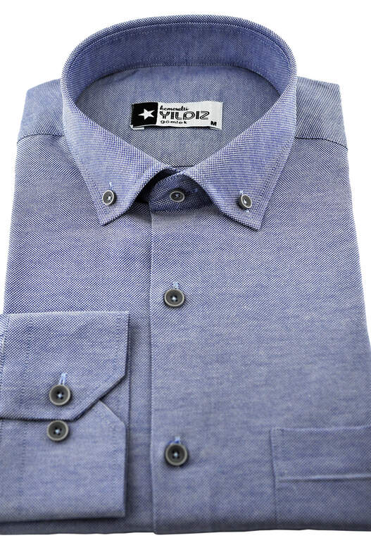 Mavi Beyaz Oxford Mavi Beyaz Oxford