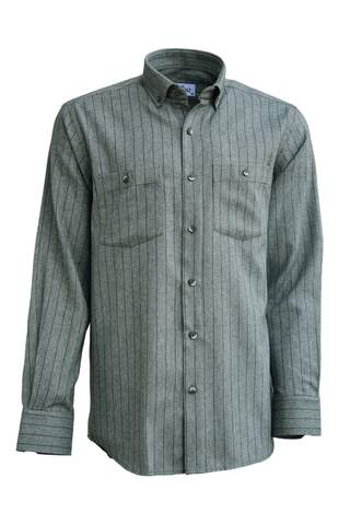 Yeşil Üzerine Koyu Yeşil Çizgili Kışlık Pamuklu