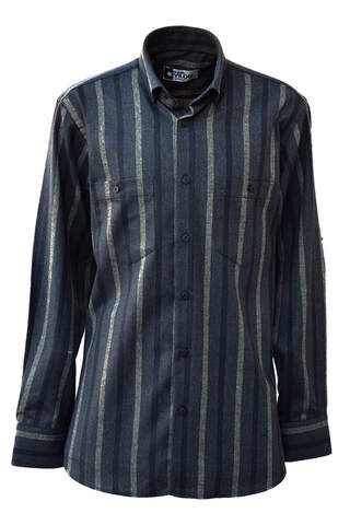 Dark Blue Stripe Winter Cotton