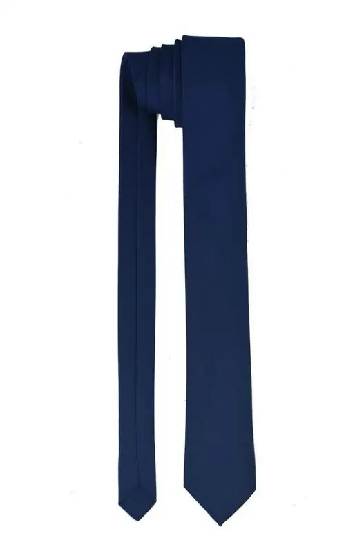 Classic Tie with Navy Blue Handkerchief