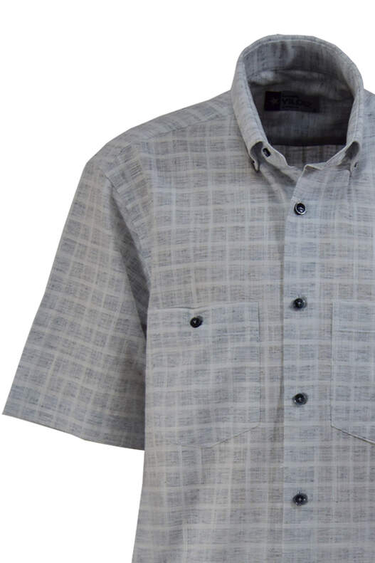 Cream Grey Checks