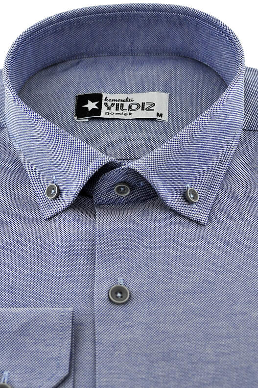 Mavi Beyaz Oxford Mavi Beyaz Oxford