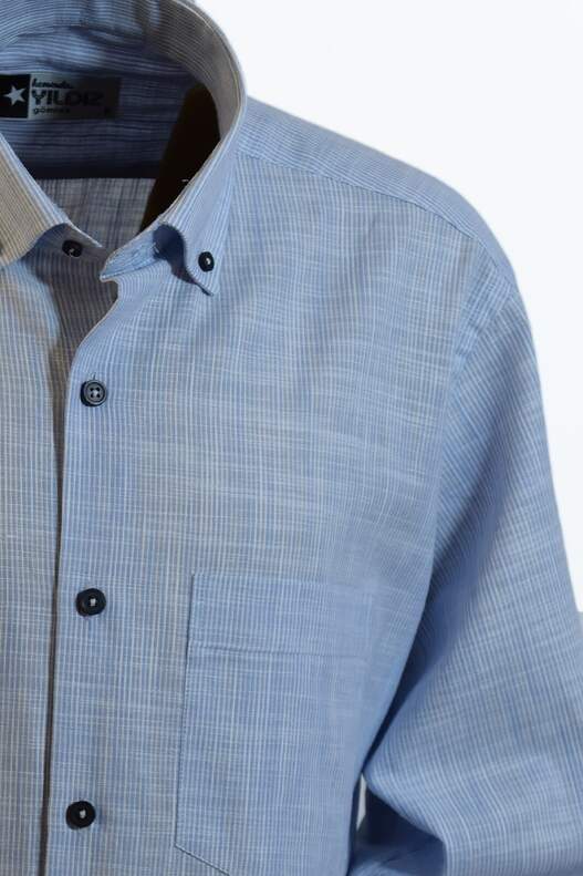 YILDIZ Blue Striped Long Sleeve Shirt