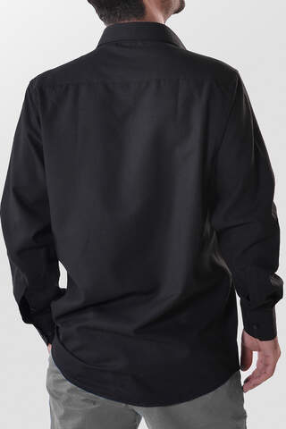 Black Winter Cotton Shirt