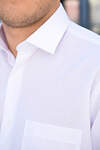 Yıldız White Classic Cut Long Sleeve Terikoton Men's Shirt - 3