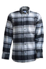 Gri Tonlarında Ekose Oduncu