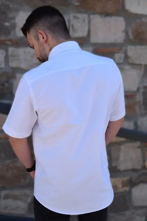 YILDIZ White Short Sleeve Shirt