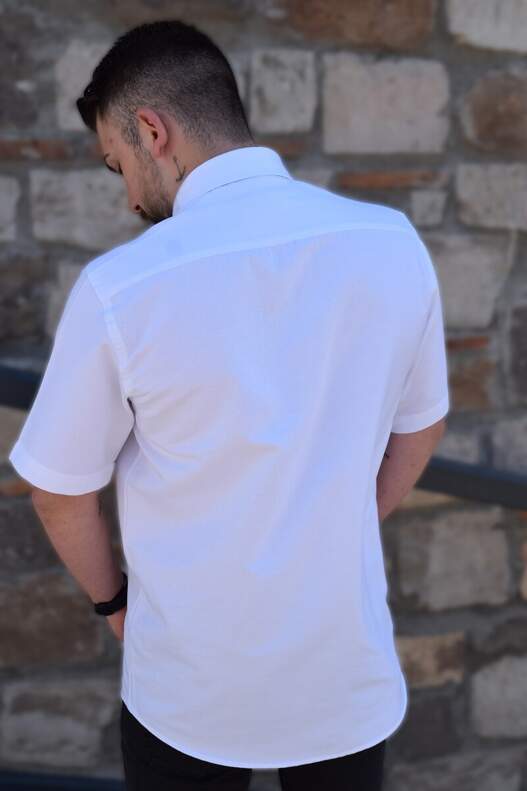 YILDIZ White Short Sleeve Shirt