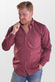 Burgundy Terikoton Long Sleeve Shirt