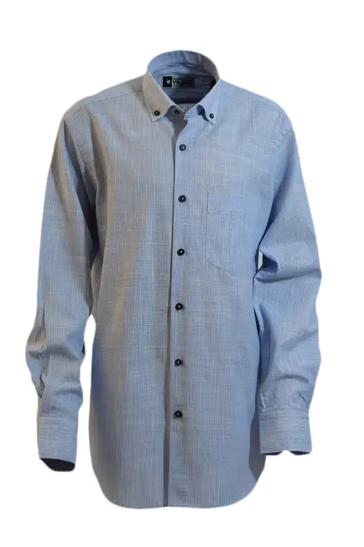 YILDIZ Blue Striped Long Sleeve Shirt