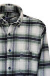 Green Cream Plaid Lumberjack Shirt - 3