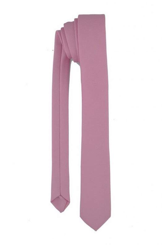 Pembe Mendili Klasik Kravat