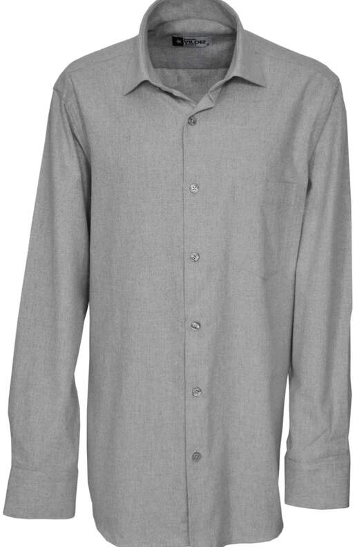 Light Grey Winter Cotton Shirt