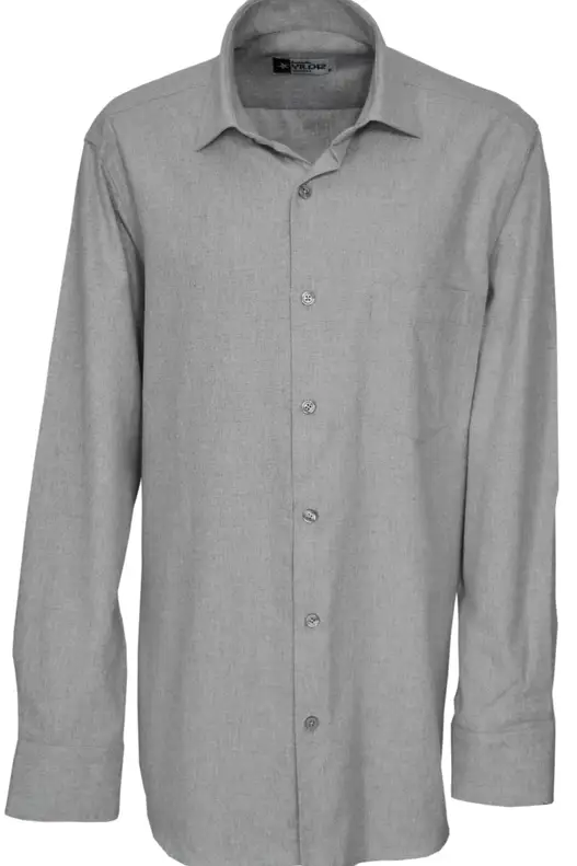 Light Grey Winter Cotton Shirt