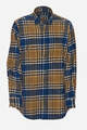 Coffee Beige Plaid Lumberjack Shirt