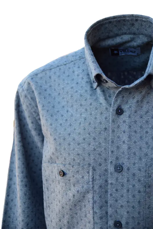 Gray-Blue Self Patterned