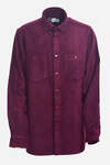 Plain Burgundy Lumberjack Shirt - 1