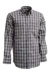 Krem Üzeri Yeşil Kahverengi Kareli