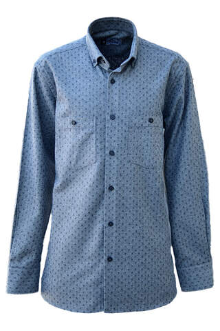 Gray-Blue Self Patterned