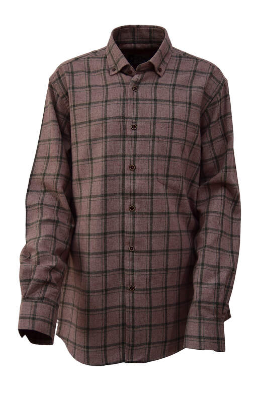 Rose Dry Check Winter Cotton Shirt