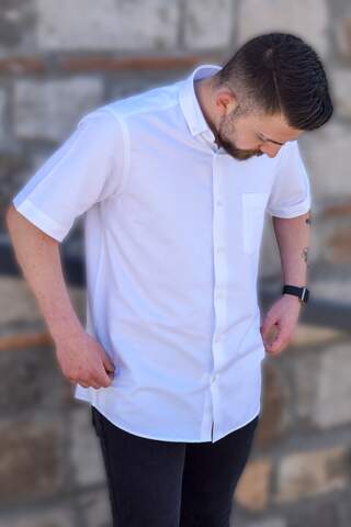 YILDIZ White Short Sleeve Shirt