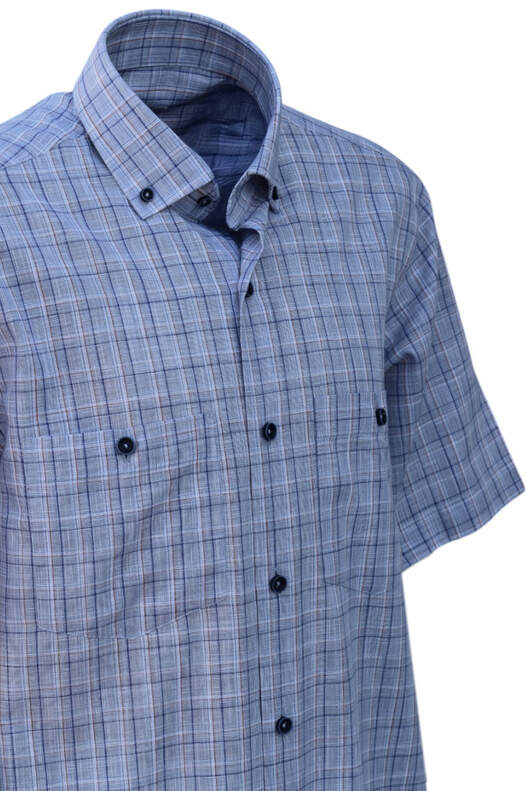 Beyaz Üzeri Gri Mavi Kiremit Ekose Beyaz Üzeri Gri Mavi Kiremit Ekose