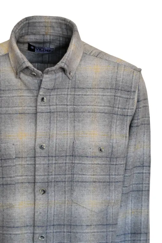 Grey Tones Plaid Lumberjack Shirt