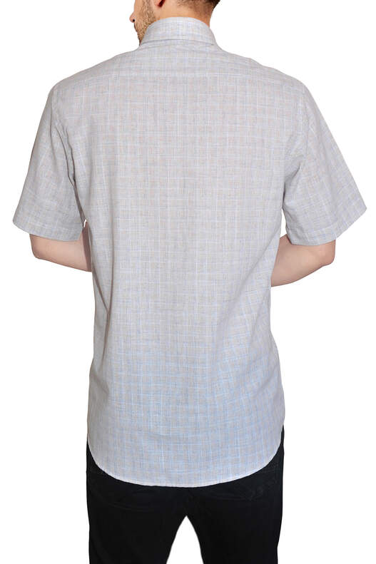 Yıldız Checked Short Sleeve Men's Shirt