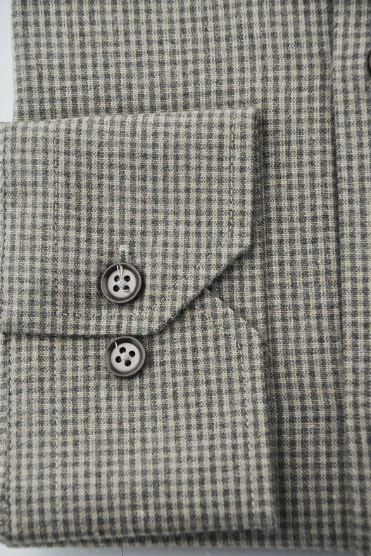 Brown Gingham Winter Cotton Shirt