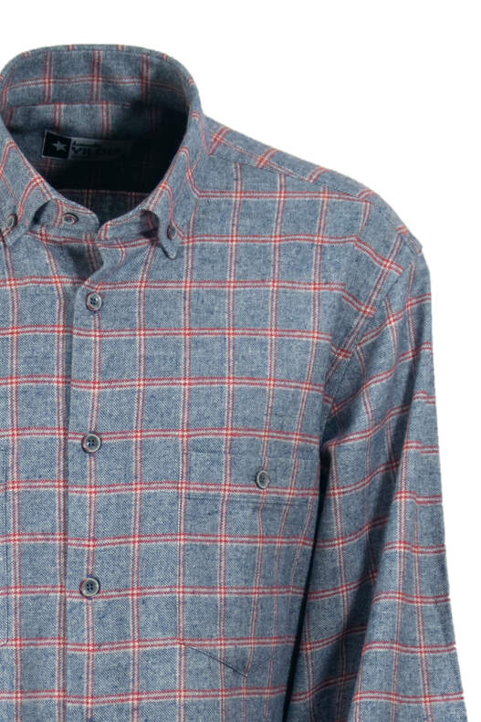 Mavi/Krem/Kırmızı Kareli Kışlık Pamuklu Mavi/Krem/Kırmızı Kareli Kışlık Pamuklu