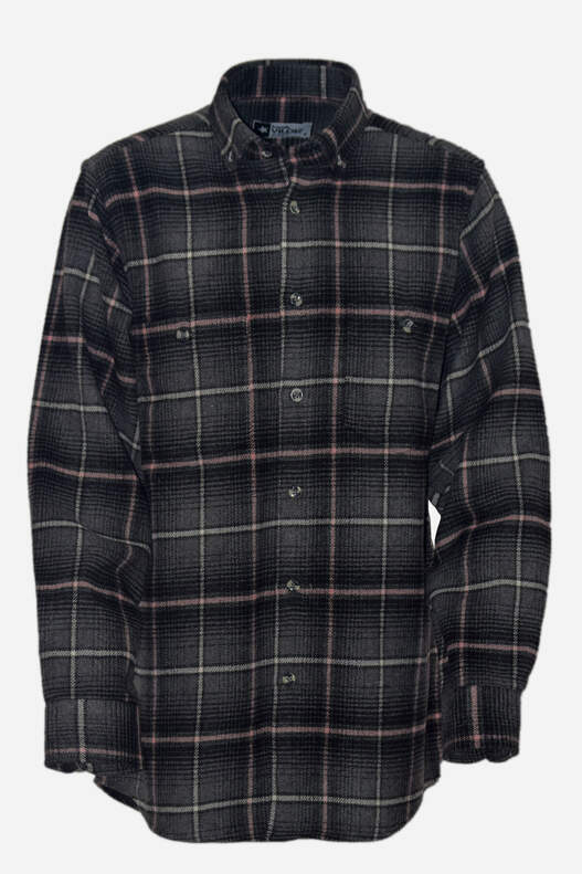 Grey Pink Plaid Lumberjack Shirt