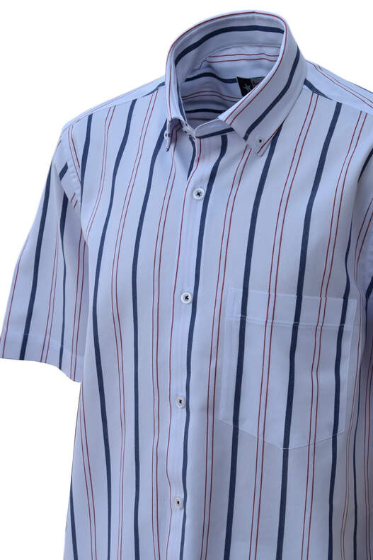 Beyaz Zemine Lacivert Kırmızı Çizgili Beyaz Zemine Lacivert Kırmızı Çizgili