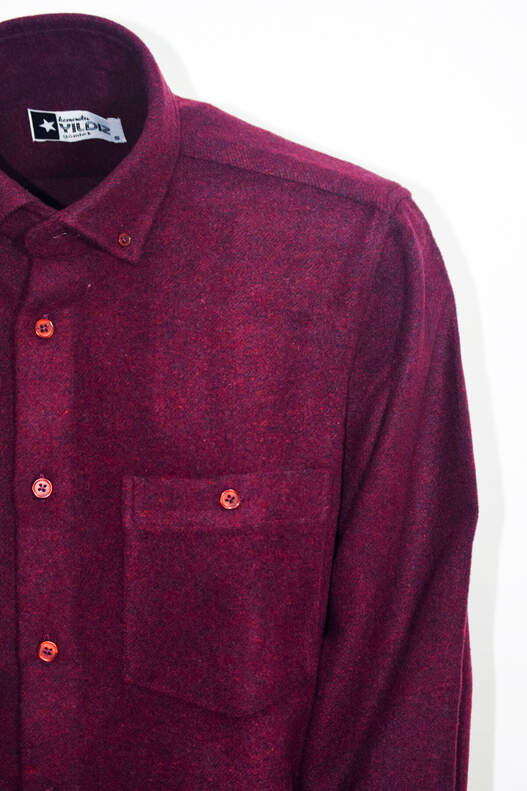 Düz Bordo Oduncu Gömlek Düz Bordo Oduncu Gömlek
