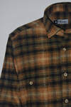Mustard Black Plaid Lumberjack Shirt - 2