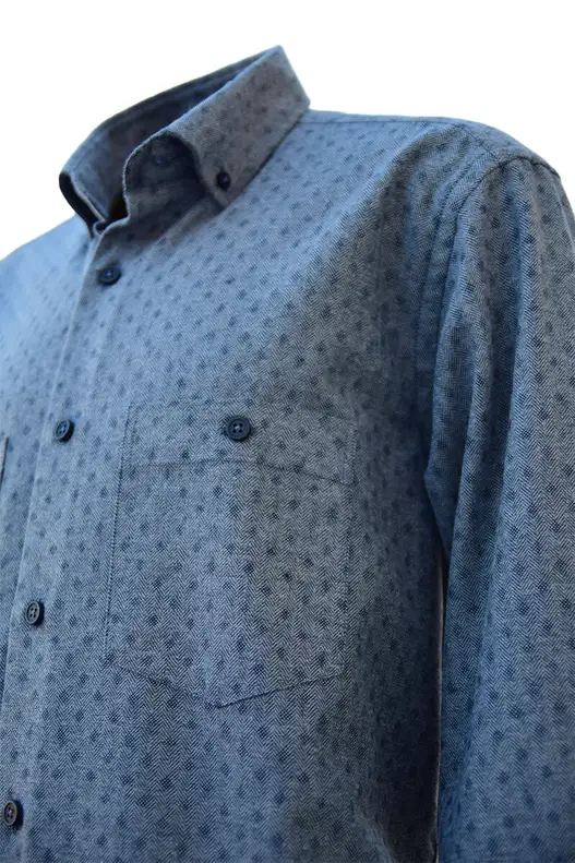 Gray-Blue Self Patterned