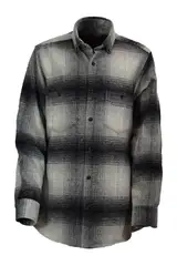 Black-Grey Checked Lumberjack Shirt
