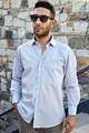 Yıldız Grey Terikoton Men's Shirt