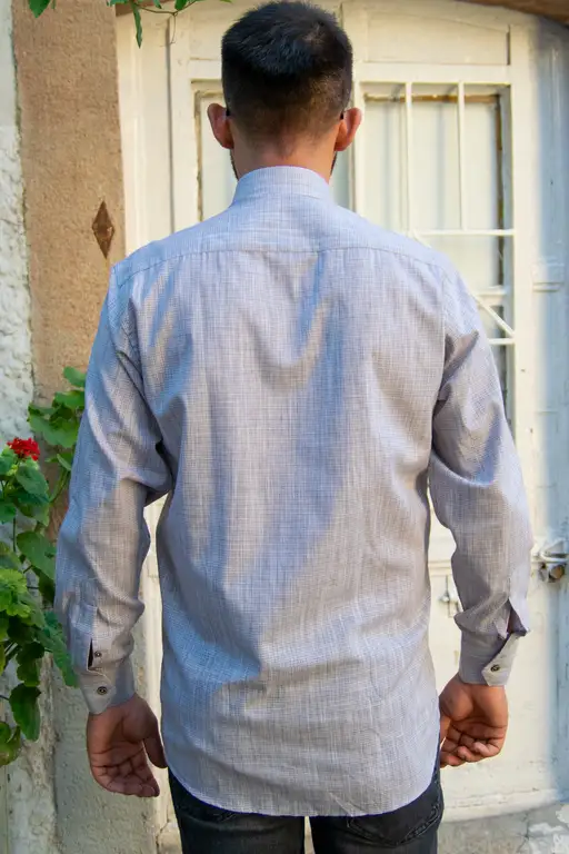 YILDIZ Line Pattern Seasonal Long Sleeve Shirt