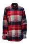 Kırmızı Lacivert Kareli Oduncu Gömlek