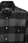 Black Grey Checked Lumberjack Shirt - 3