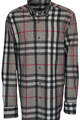 Beige - Cream Plaid Winter Cotton Shirt