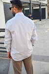 Yıldız Grey Terikoton Men's Shirt - 4