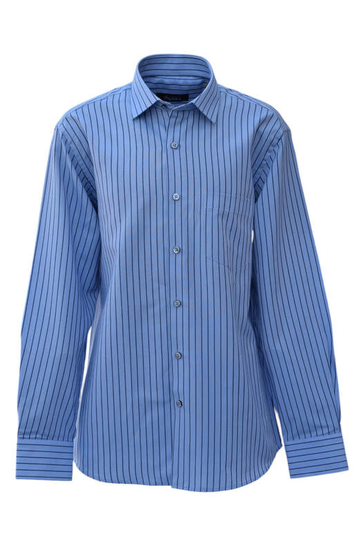 Açık Mavi Üzerine Koyu Mavi Çizgili Açık Mavi Üzerine Koyu Mavi Çizgili