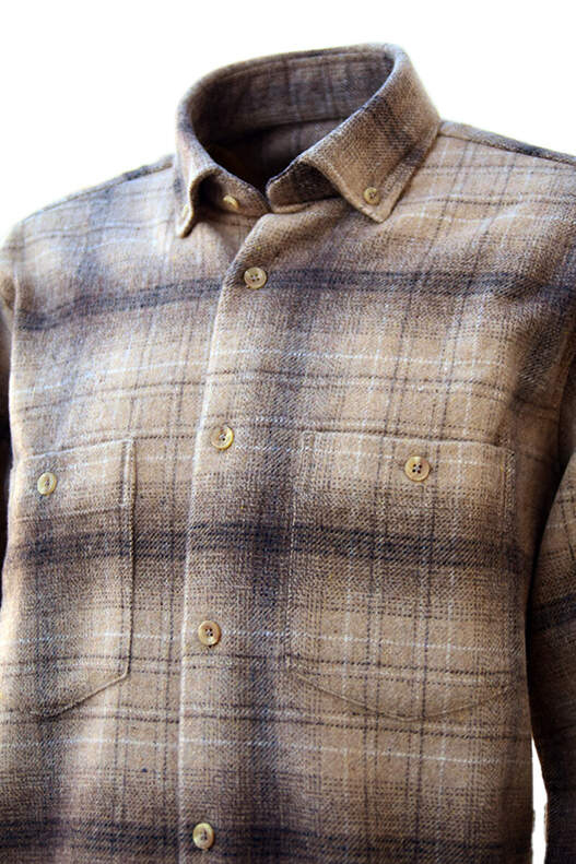 Kahve Tonları Ekose Oduncu Gömlek Kahve Tonları Ekose Oduncu Gömlek