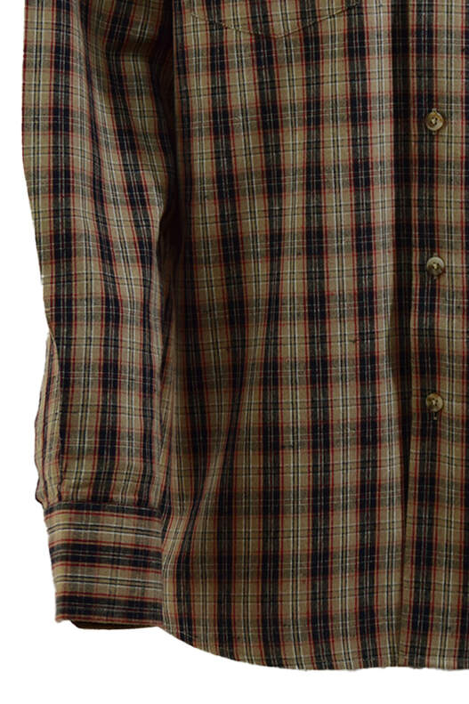 Mink Black Checked Cotton Winter Shirt