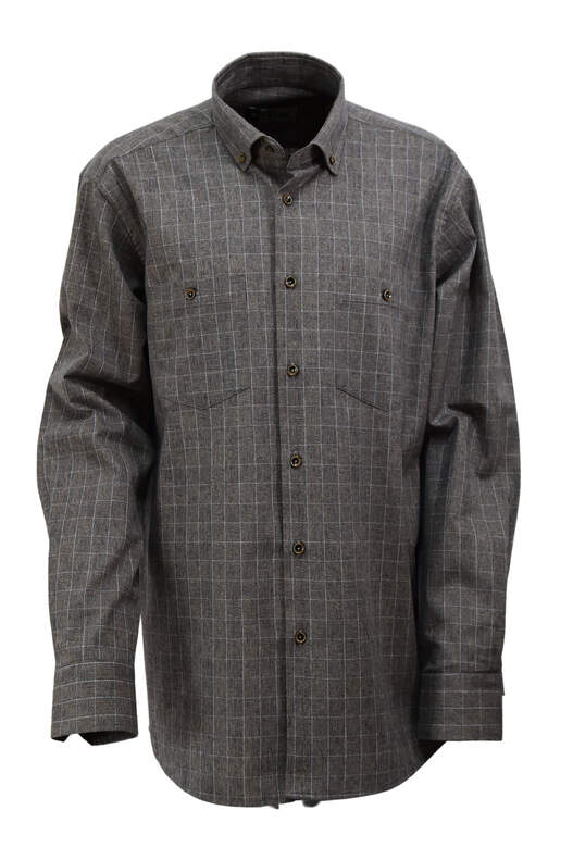 Brown Check Winter Cotton Shirt