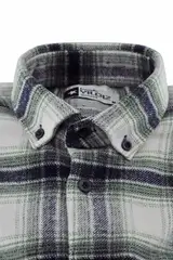Green Cream Plaid Lumberjack Shirt